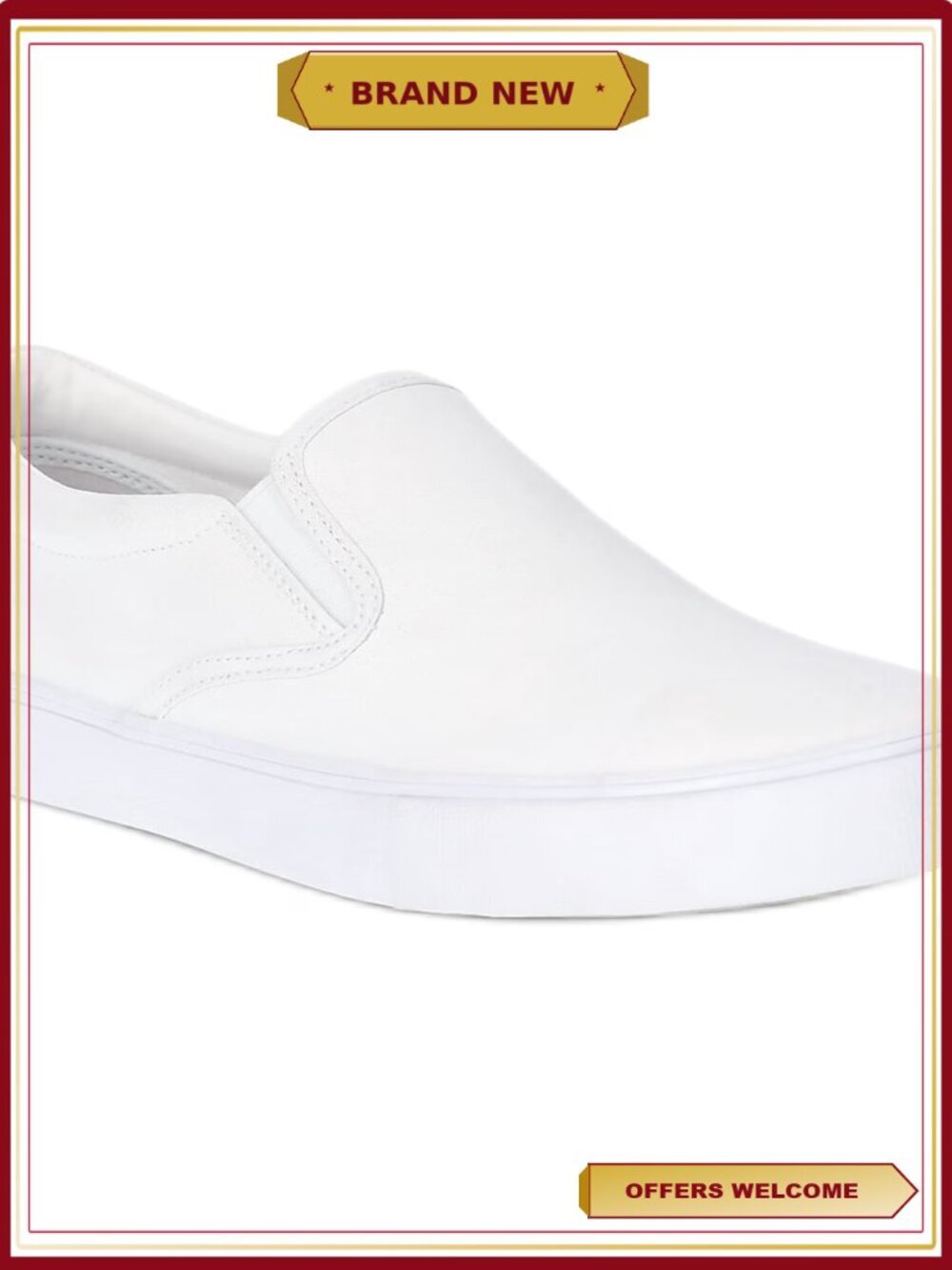 No Boundaries Twin Gore Canvas Slip On Sneakers Women's